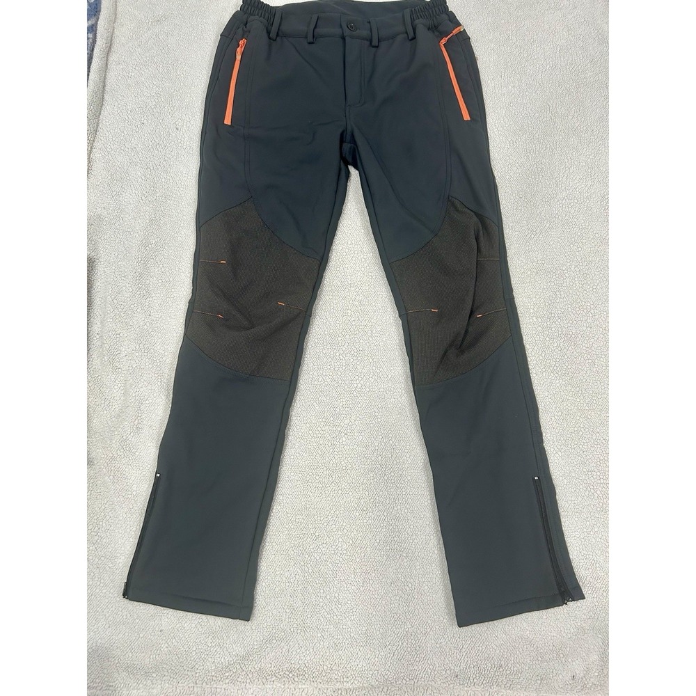 Gash Hao Men 32x32‎ Snow Ski Waterproof Softshell Pants Outdoor Hiking Fleece